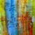 Fused Glass Painting, Abstract, Panel 1 of Series 3, Tobago